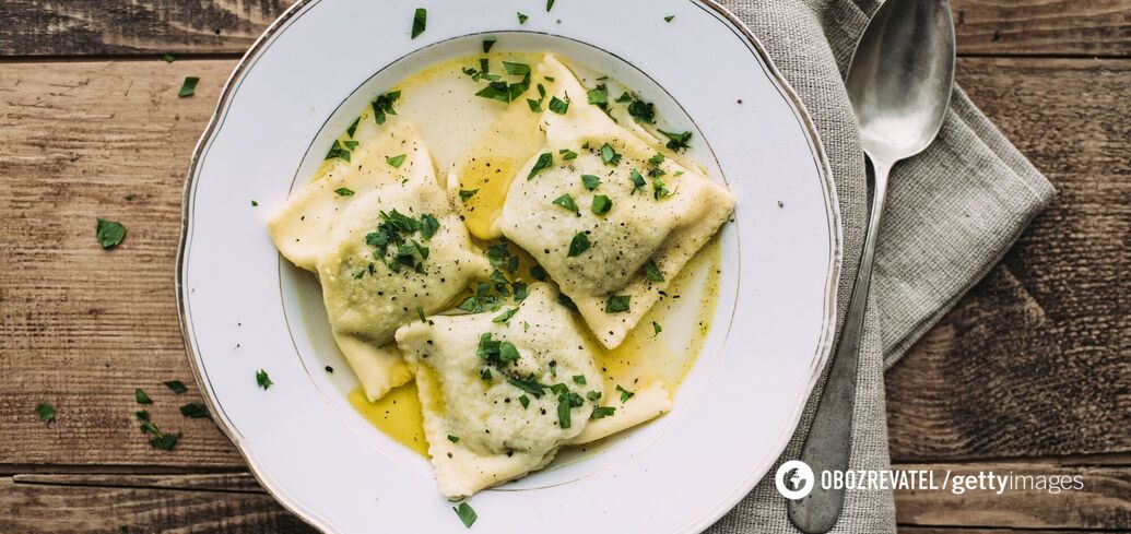 Homemade dumplings