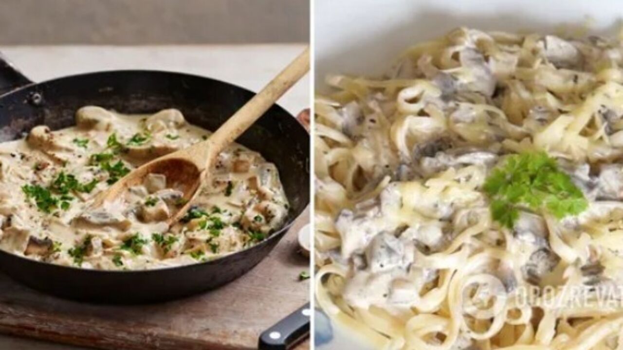 Universal gravy with mushrooms and chicken in minutes: how to cook