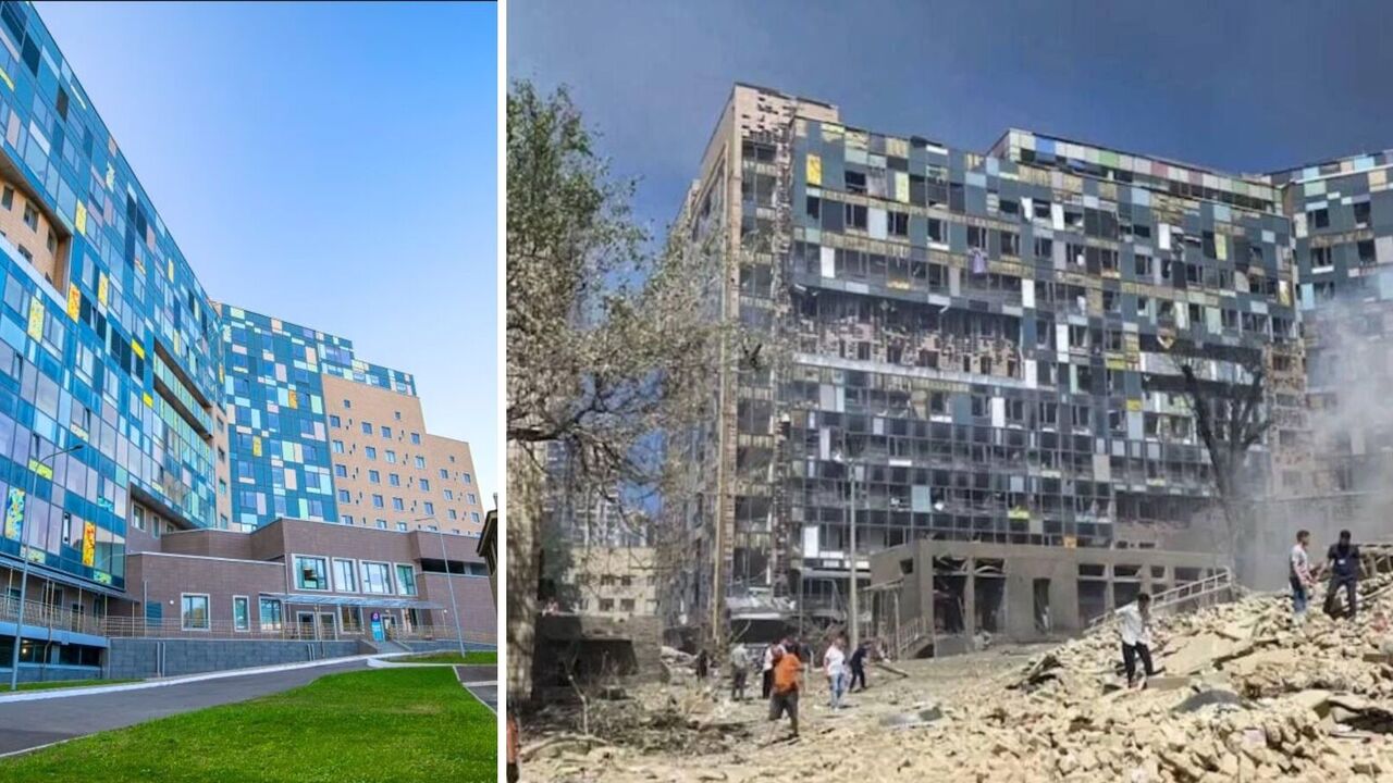 Consequences of Russian shelling