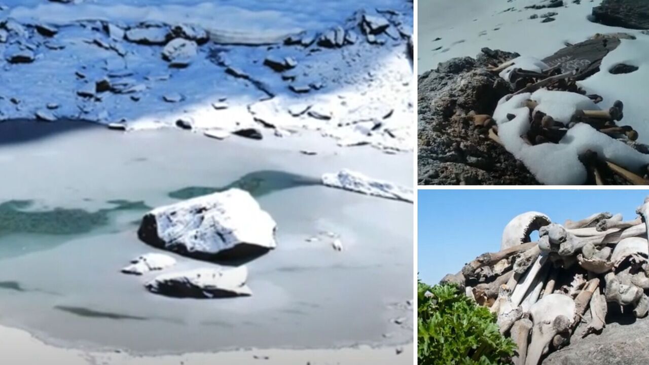 "Lake of Bones". Hundreds of human skeletons found in the Himalayas at an altitude of 5000 meters: where did they come from