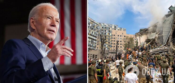 Biden announces more air defence systems for Ukraine after Russian strike on Okhmatdyt children's hospital