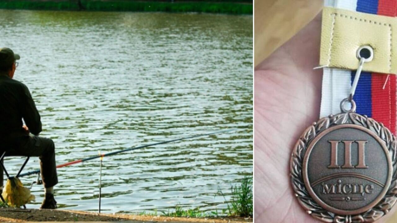 In Russia, fishermen were awarded medals with inscriptions in Ukrainian at a competition: one of the participants threw a tantrum. Photo