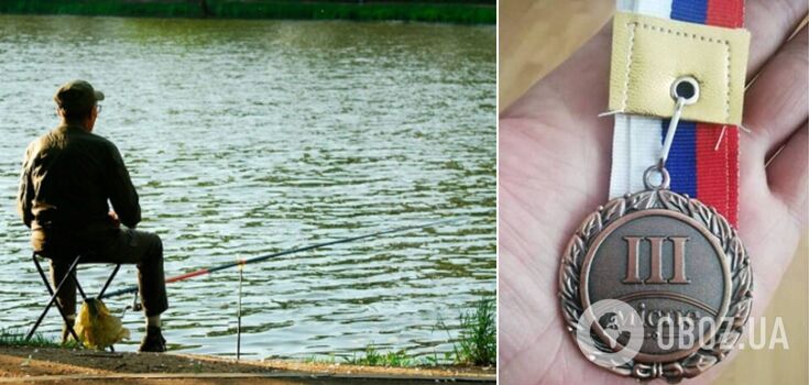 In Russia, fishermen were awarded medals with inscriptions in Ukrainian at a competition: one of the participants threw a tantrum. Photo