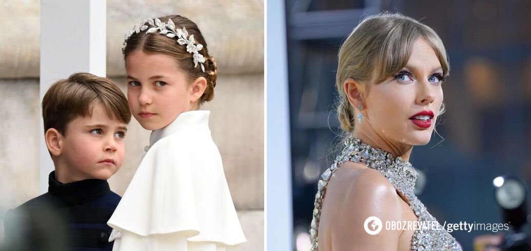 How Princess Charlotte copies Taylor Swift's hairstyles. Photos of the star and her fan where they are like two peas in a pod