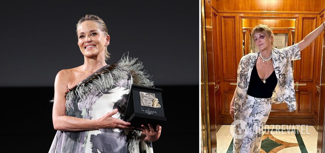 Sharon Stone zmyliła fanów zdjęciem z ogromnym podbitym okiem