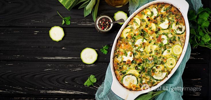 Delicious zucchini casserole