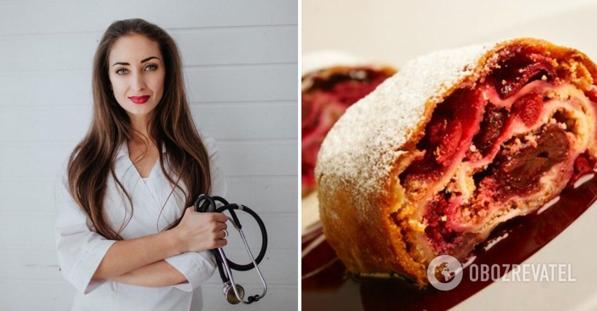 Lazy plum strudel in pita bread from a nutritionist