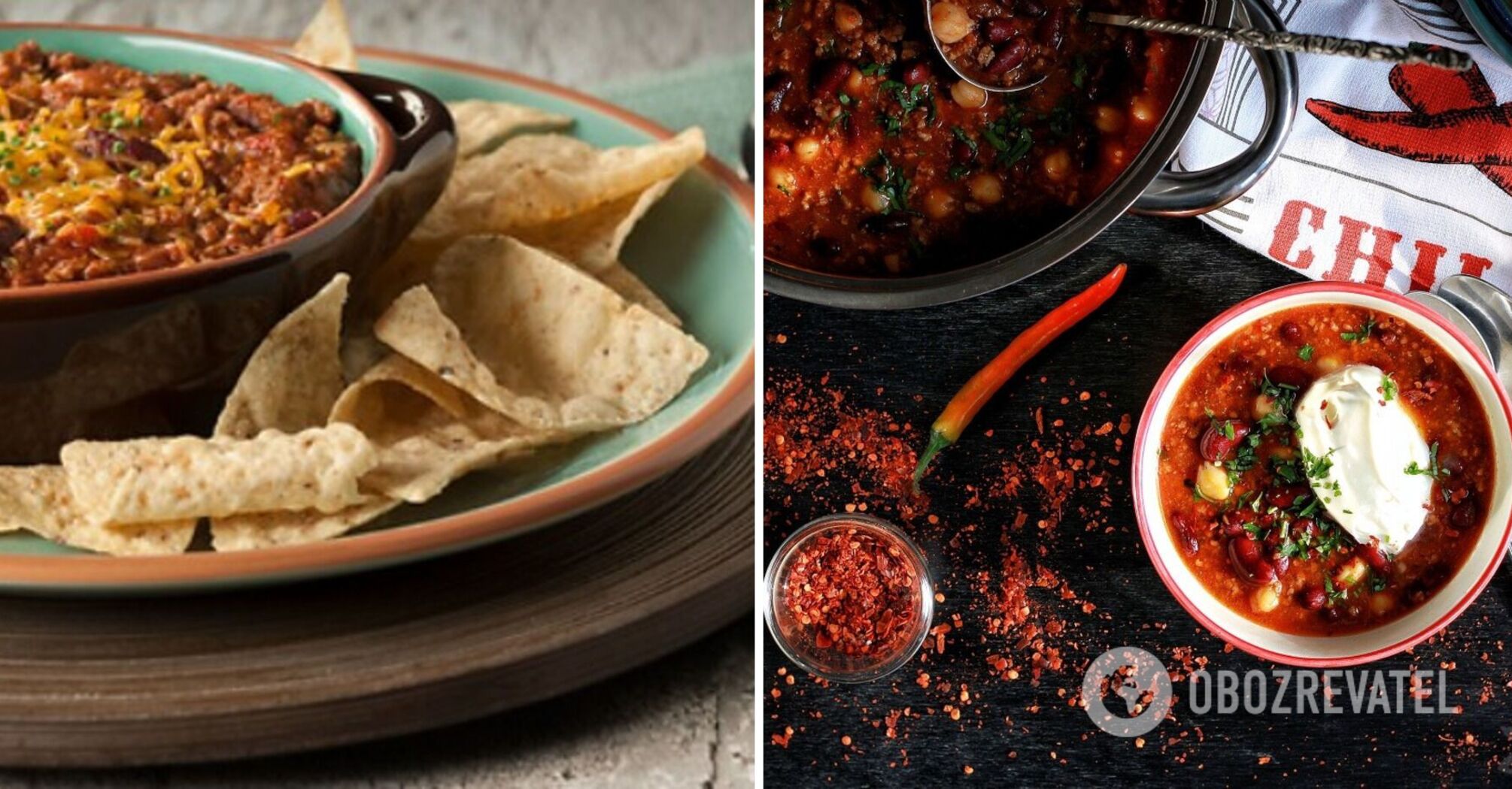 Classic chili con carne recipe: technology for making a thick and rich sauce