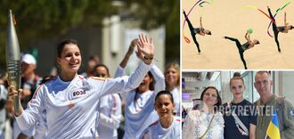 The father of the Ukrainian athlete came from the front to support his daughter at the 2024 Olympics. Photo