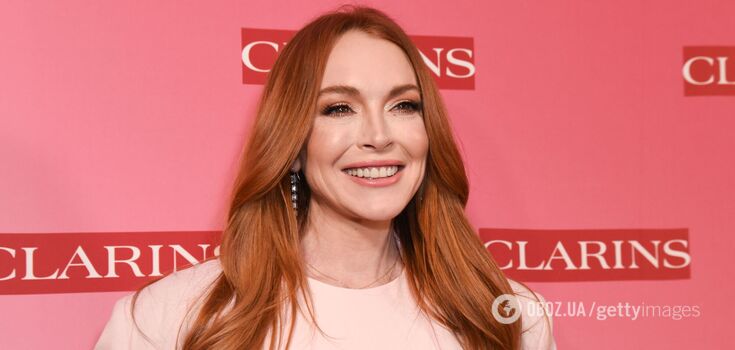 Hair the color of food. Lindsay Lohan impressed with a spectacular look and made fans talk about churros