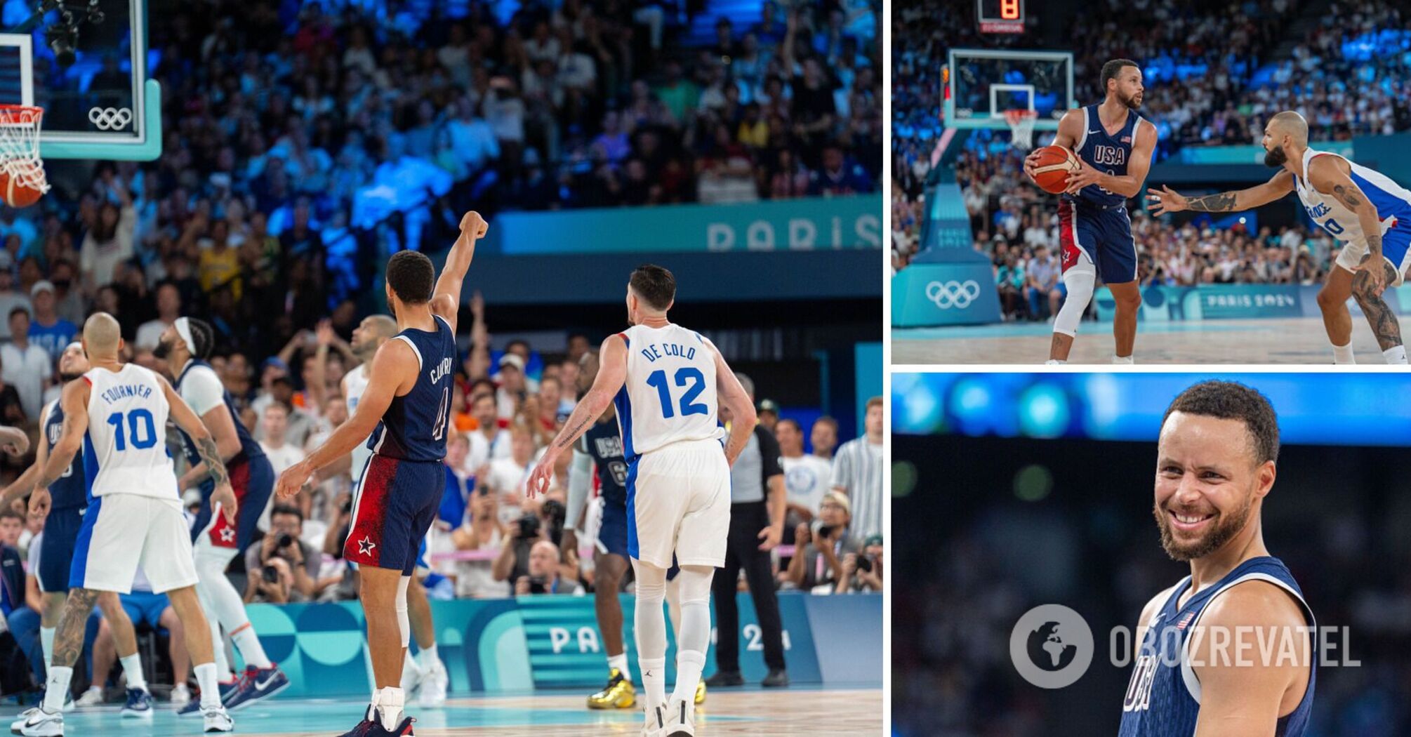 The United States defeated France in a difficult match and won the gold medal in the basketball tournament of the 2024 Olympics. Video