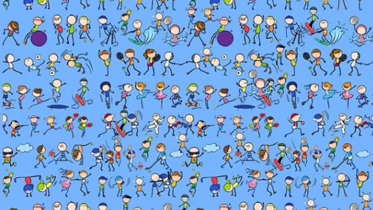Only people with perfect eyesight will find archers in this messy puzzle picture