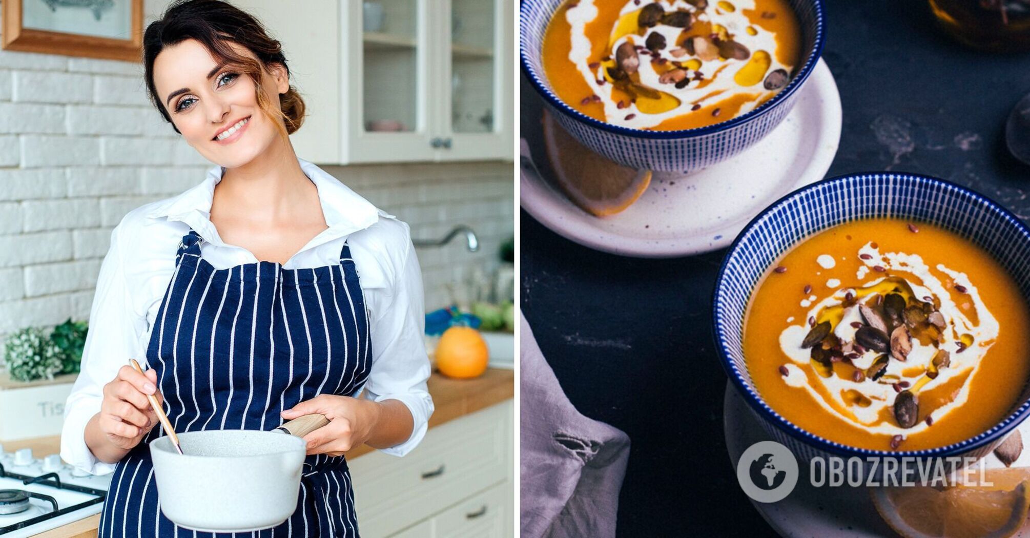 Liza Hlynska shared her recipe for pumpkin soup