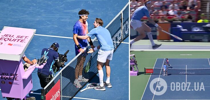 An incredible tennis shot has collected 1 million views in a few days. Video