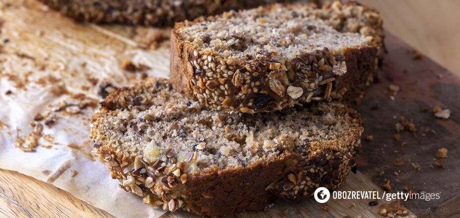 Bread without yeast and flour