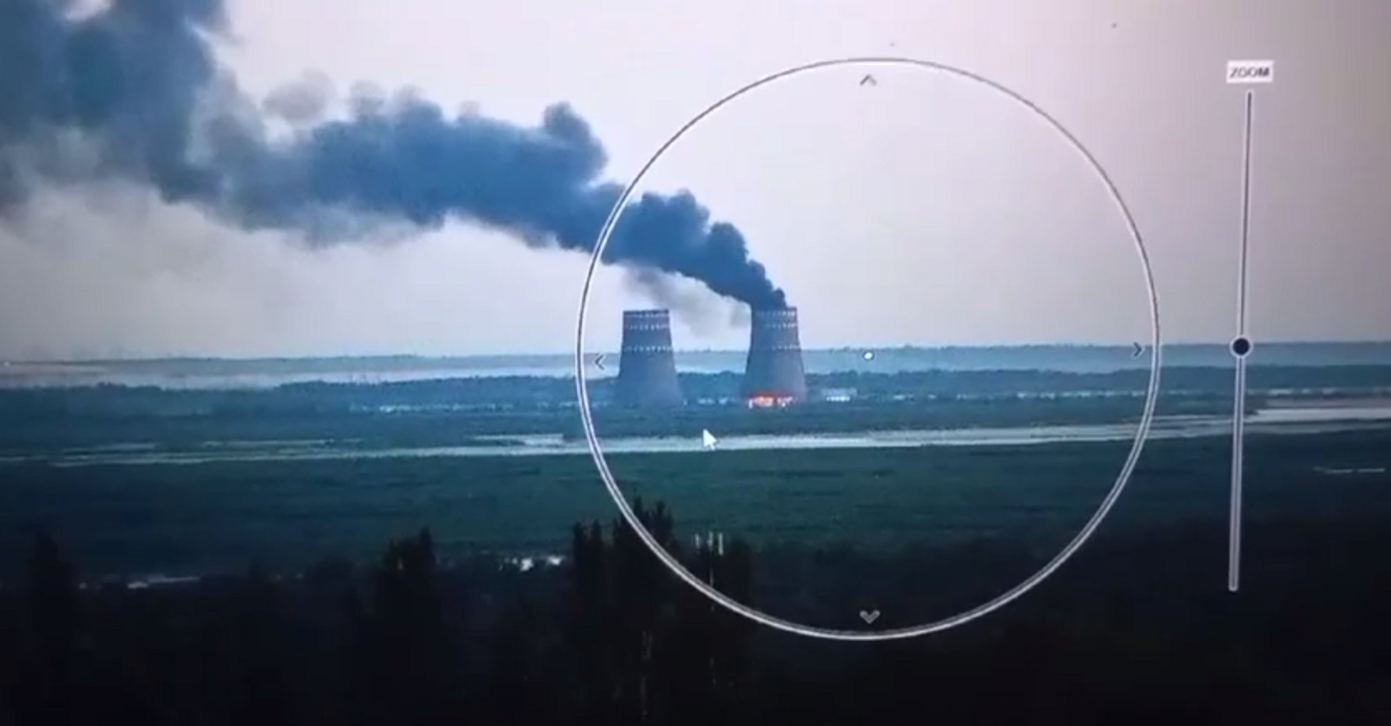 "We are waiting for the world's reaction, Russia must respond": Zelenskyy showed the fire that the occupiers set at the ZNPP