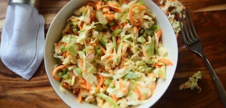 Recipe for cabbage and carrot salad