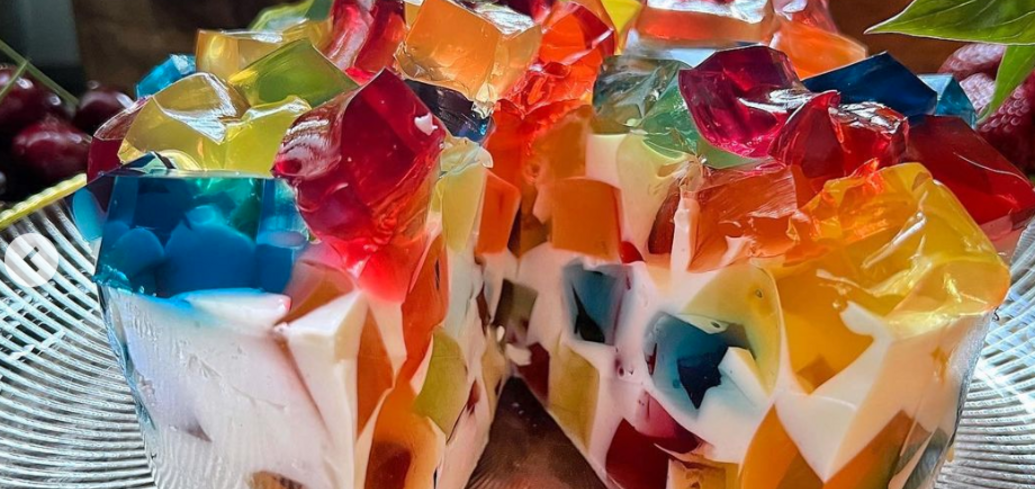 Cake "Broken glass"