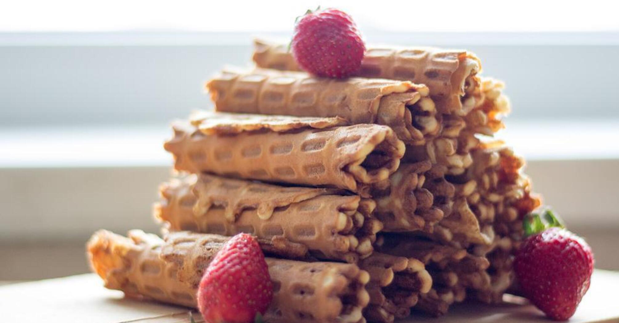 Recipe for waffle tubes