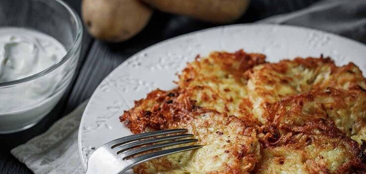 Recipe for potato pancakes