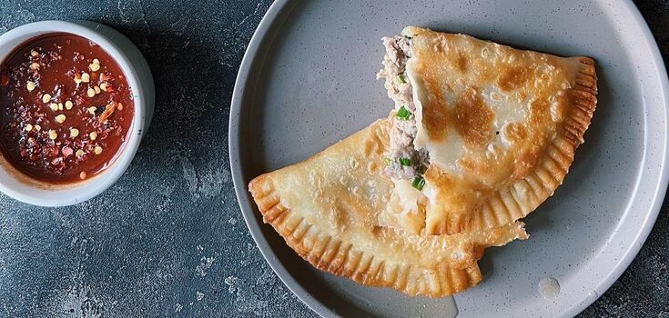 Homemade chebureks