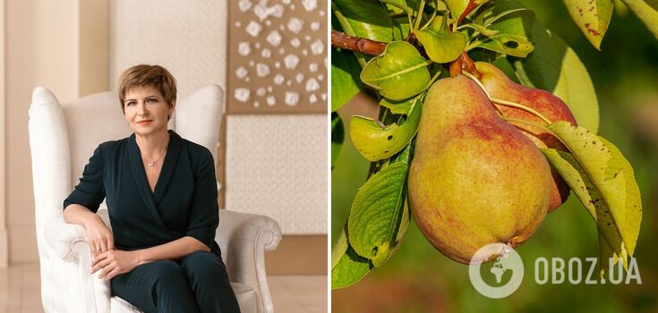 Svitlana Fus named the most useful properties of pears