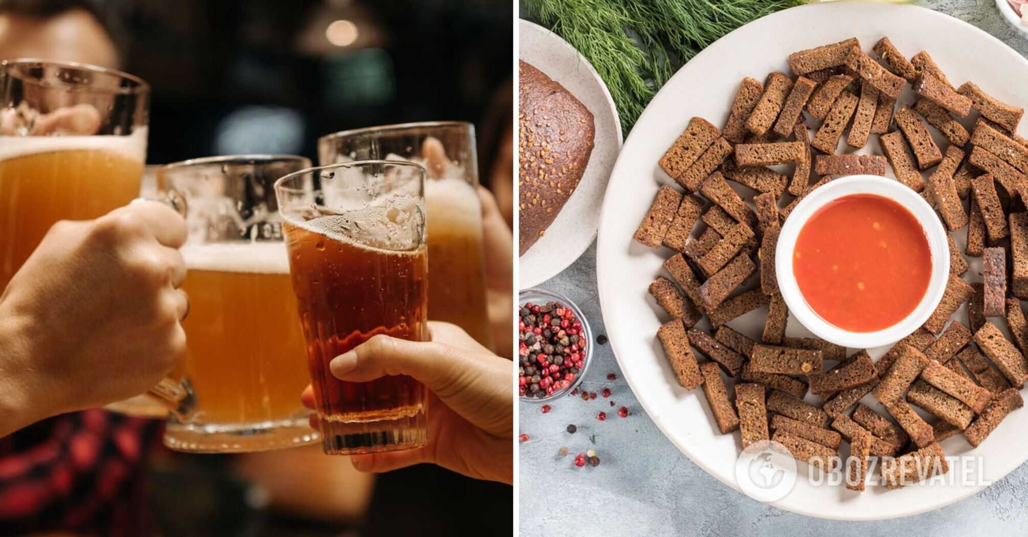 Croutons for beer: how to make a popular snack at home