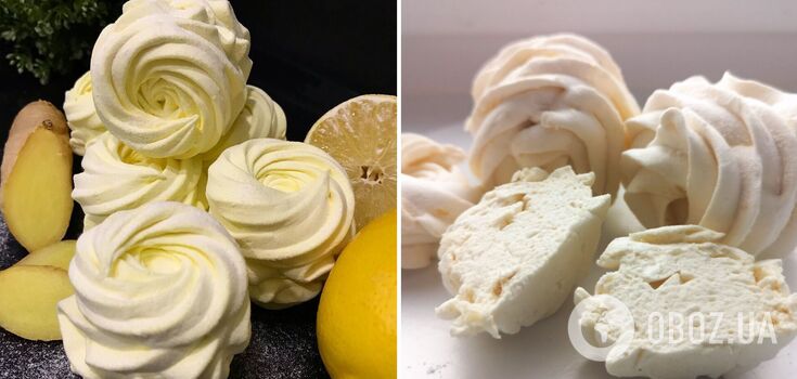 How to make lemon-ginger marshmallows without baking: a video tutorial from a pastry chef