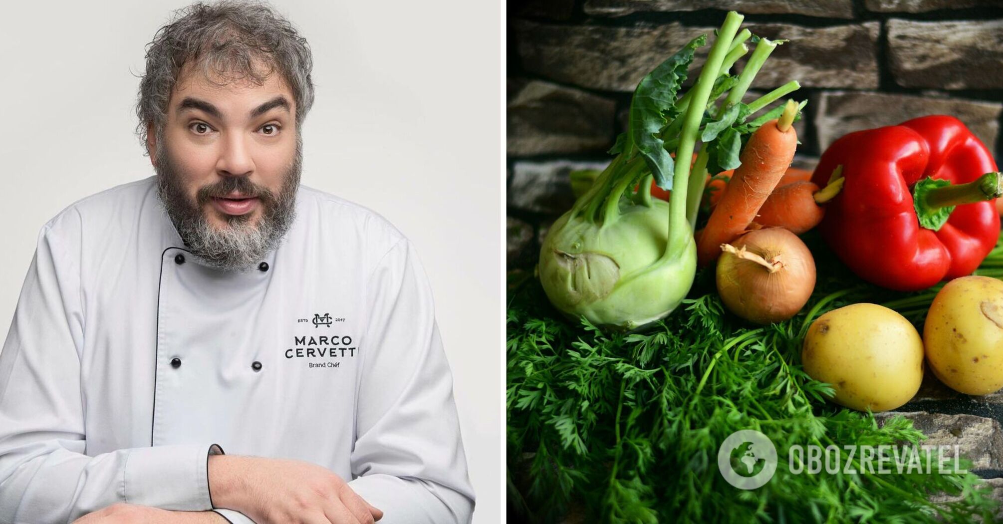 Marco Cervetti explains how to bake different vegetables correctly