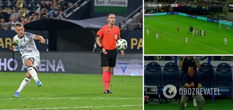 Ex-Ukrainian national team player led his team to the European Cup playoffs with a radio-controlled goal in the last seconds. Video