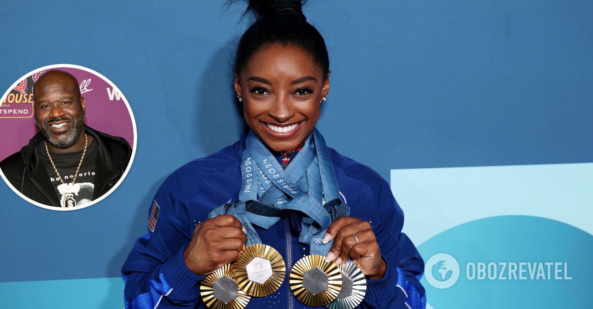 Wspólne zdjęcie Shaquille'a O'Neala i Simone Biles zrobiło furorę w sieci, zdobywając 40 milionów wyświetleń