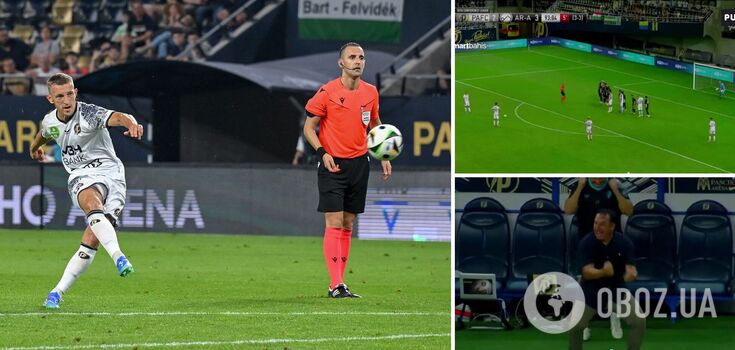 Ex-Ukrainian national team player led his team to the European Cup playoffs with a radio-controlled goal in the last seconds. Video