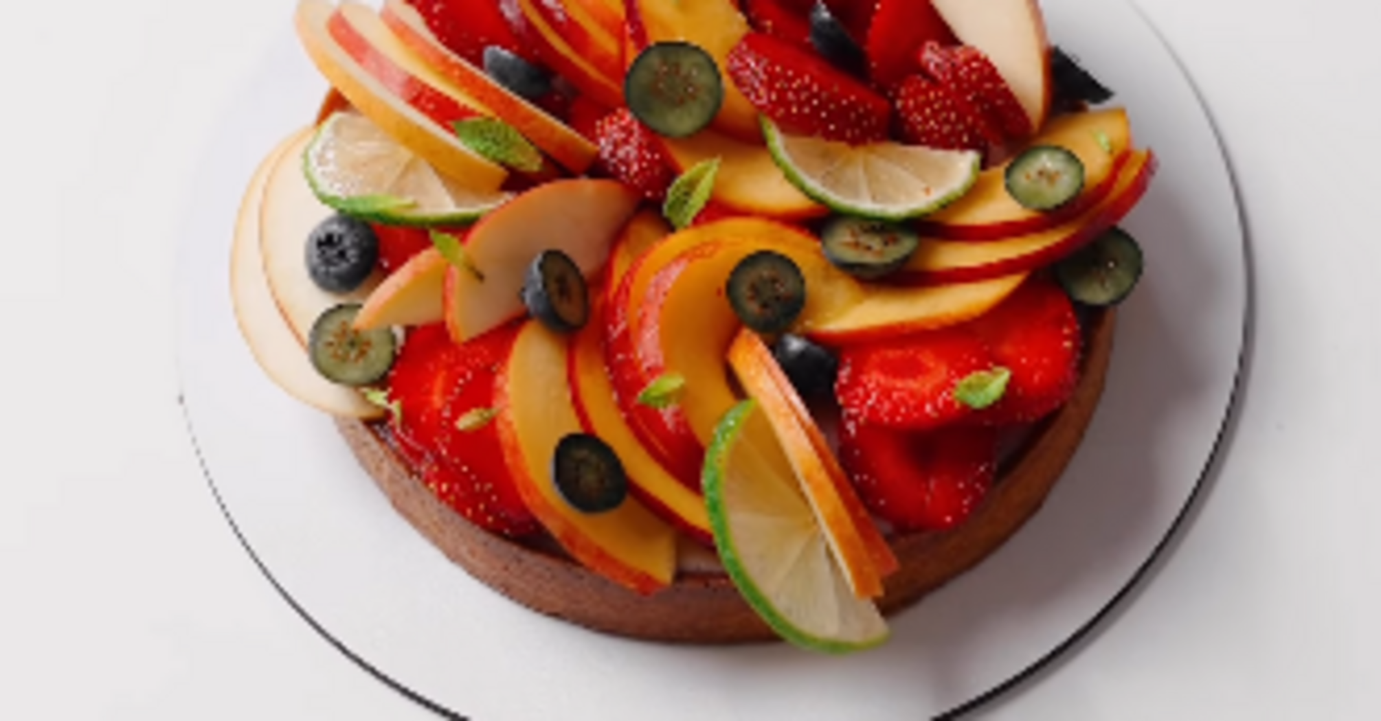 Juicy tart with seasonal fruits and berries: step-by-step recipe