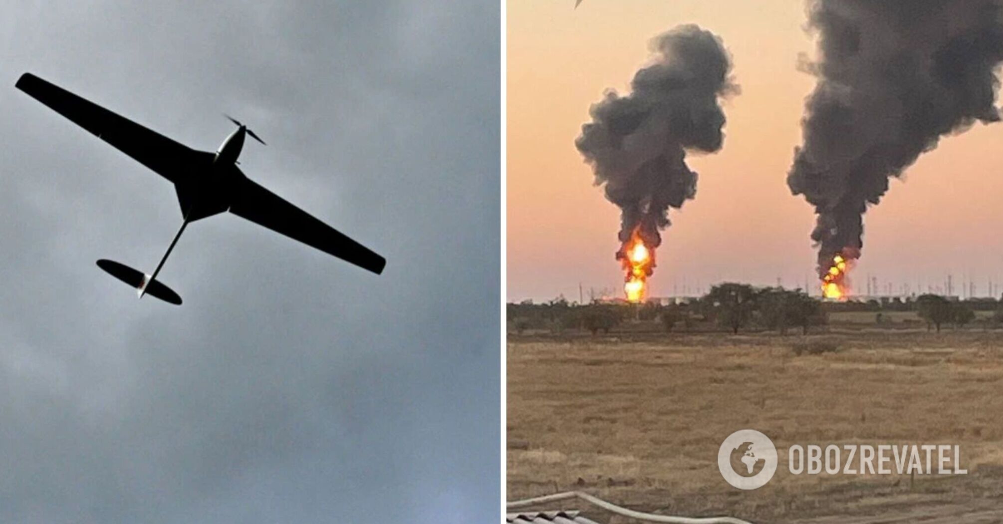 Oil depot in Rostov region attacked by DIU drones: fire continues