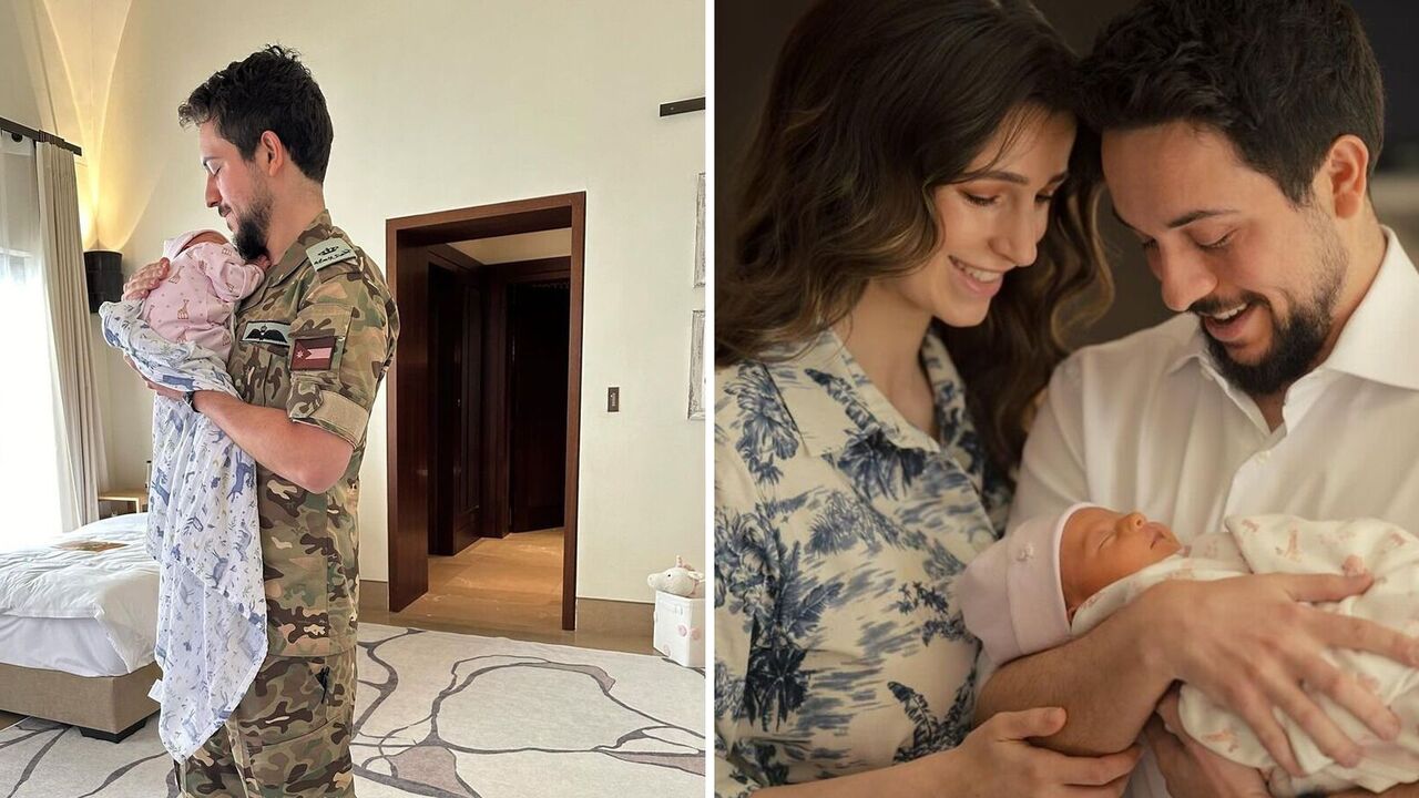 Crown Prince of Jordan in military uniform shared a photo with his daughter