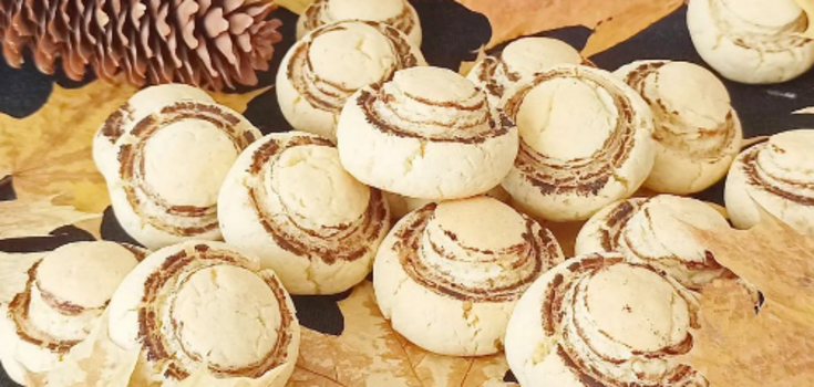 Original fall cookies "Mushrooms": how to make them