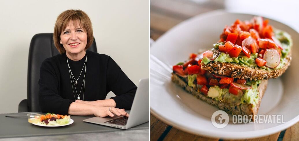 Svitlana Fus told how to make healthy sandwiches