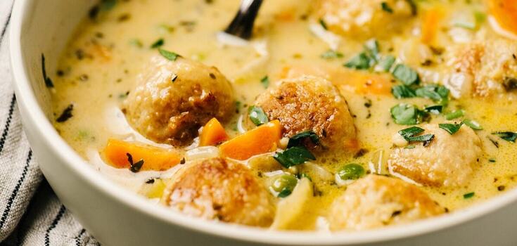 Tastier than broth: simple creamy soup without potatoes