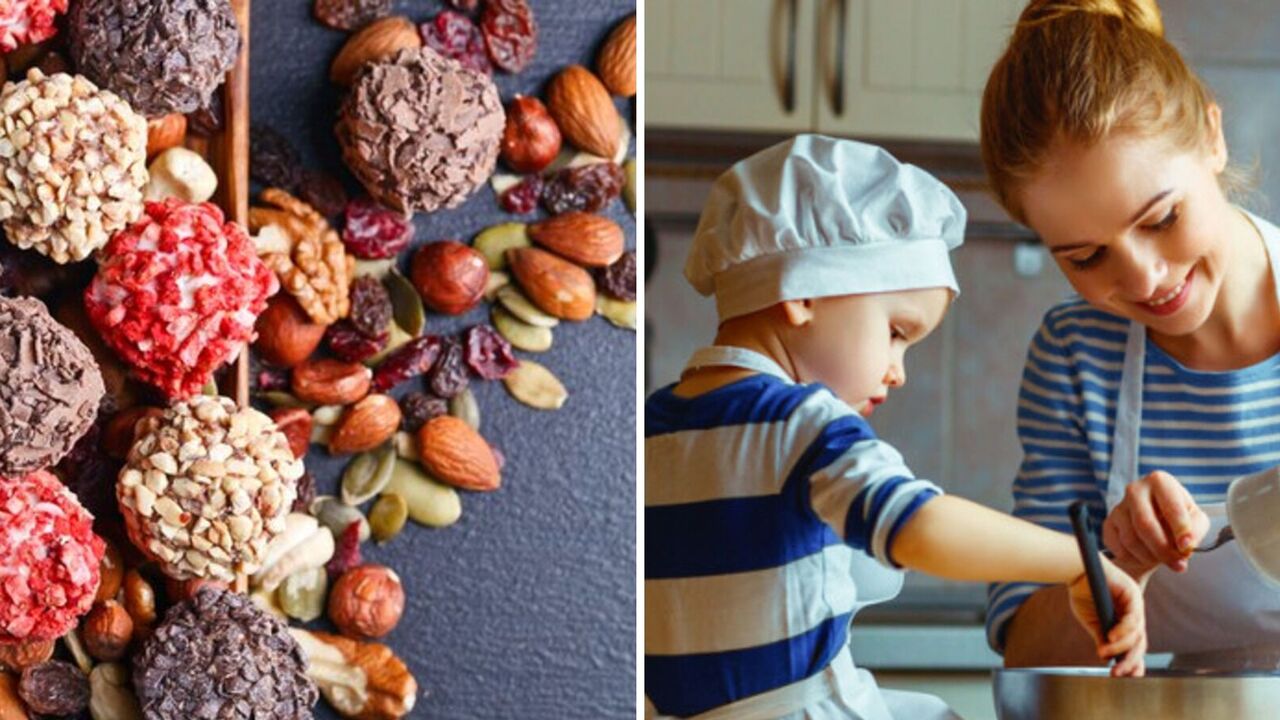 Useful nut and dried fruit candies that are ready in minutes