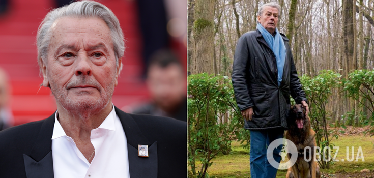 Despite the actor's wishes. Relatives did not allow Alain Delon's dog, with whom he wanted to die on the same day, to be put to sleep