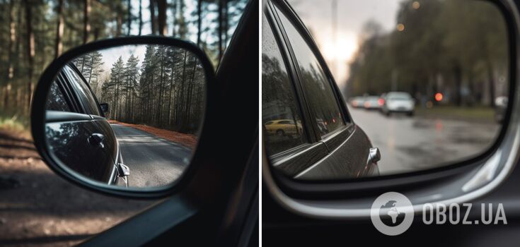 Why one car mirror zooms in and the other shows in a reduced form: what a beginner needs to know