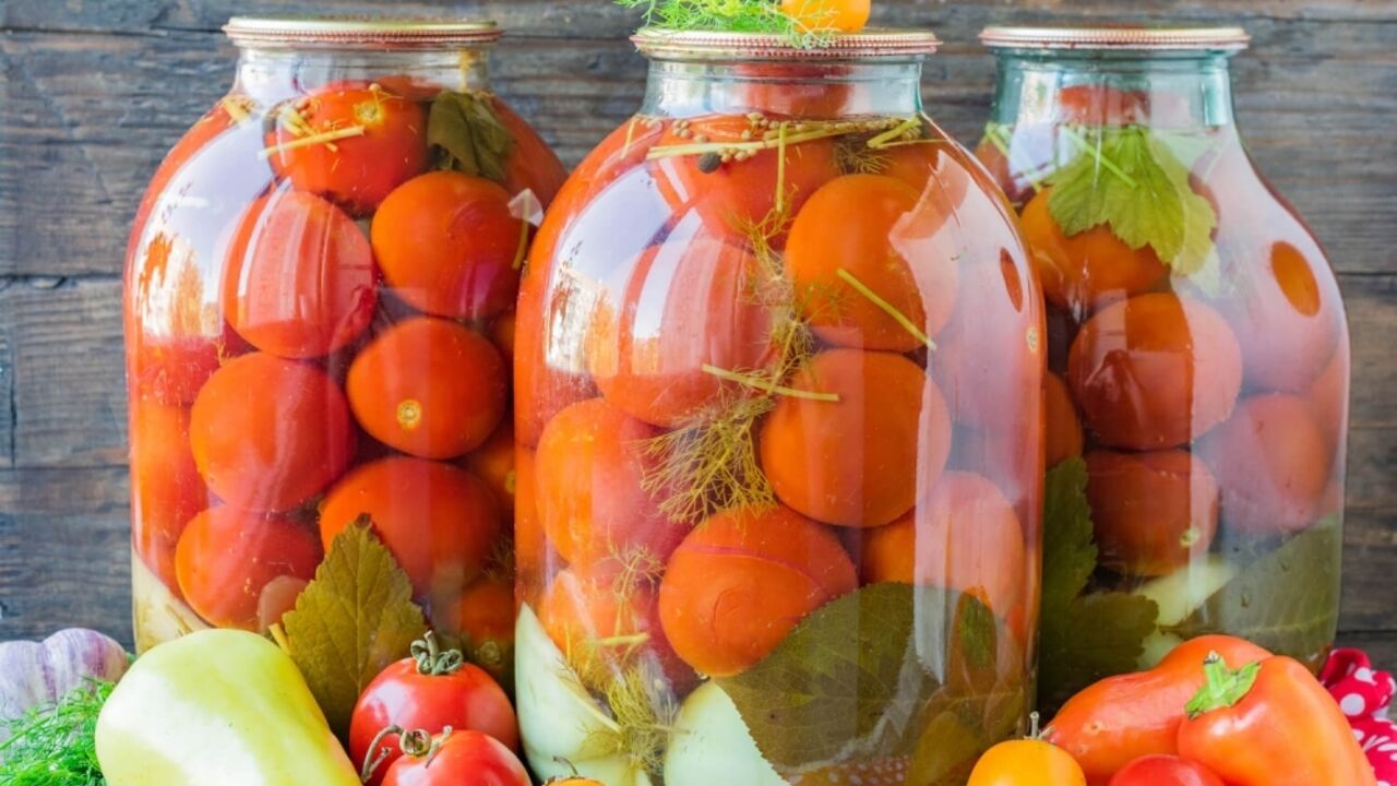 Tomatoes for the winter in the simplest marinade: how to quickly prepare canned food