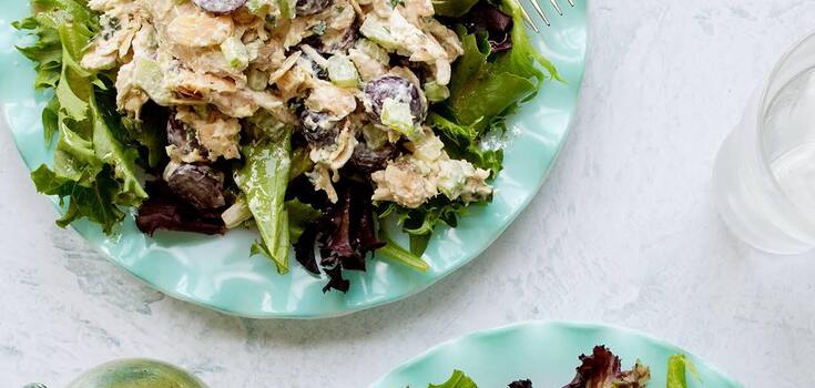 Chicken, apple and prune salad: the best alternative to Olivier and Shuba