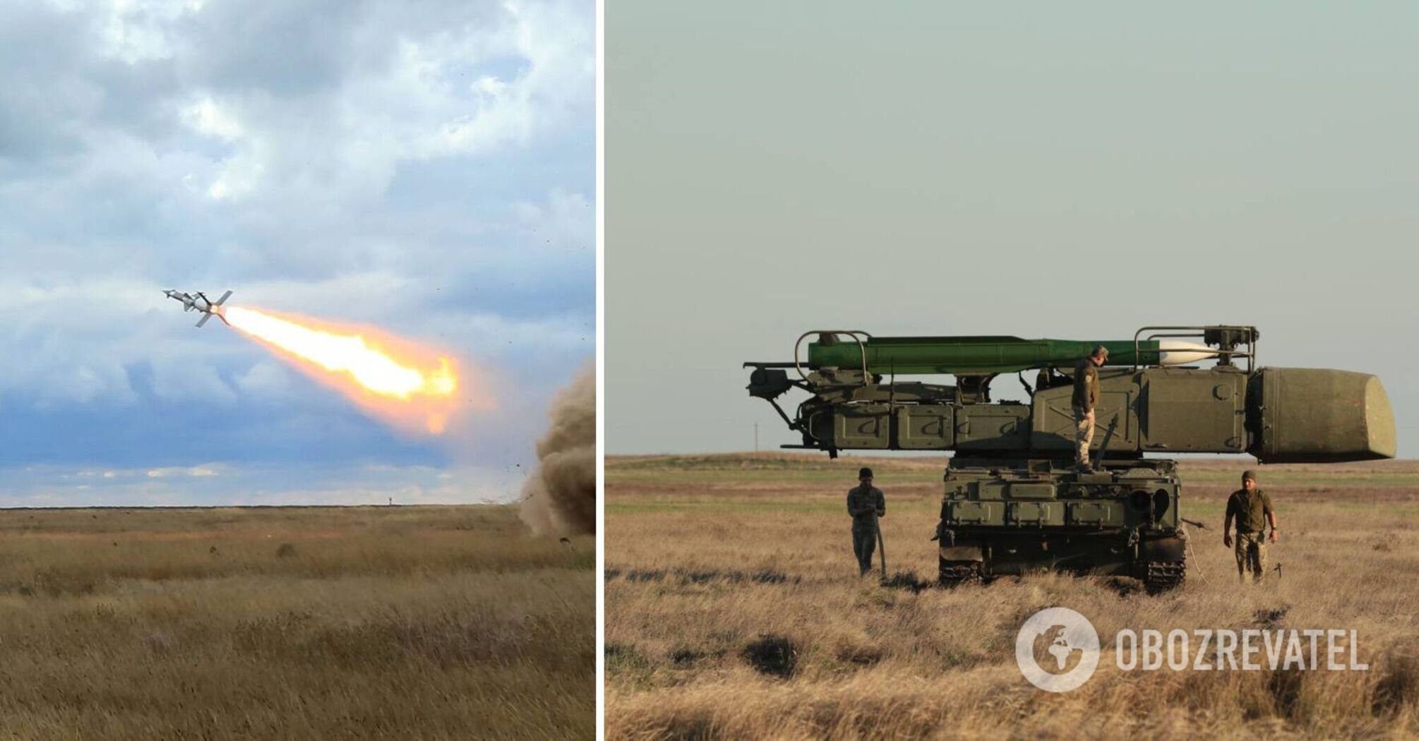 Air defense forces were working in the region