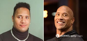 Jak wyglądali Dwayne Johnson, Jason Statham i inni łysi celebryci, gdy mieli włosy. Zdjęcia