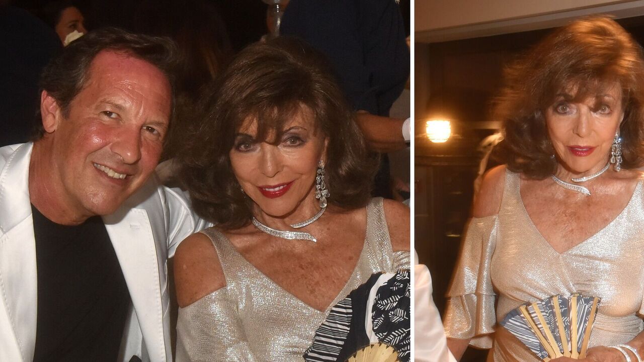 Gwiazda "Dynastii" pojawiła się publicznie w odważnej sukience: jak wygląda 91-letnia Joan Collins, która oczarowała 32 lata młodszego mężczyznę. Zdjęcie