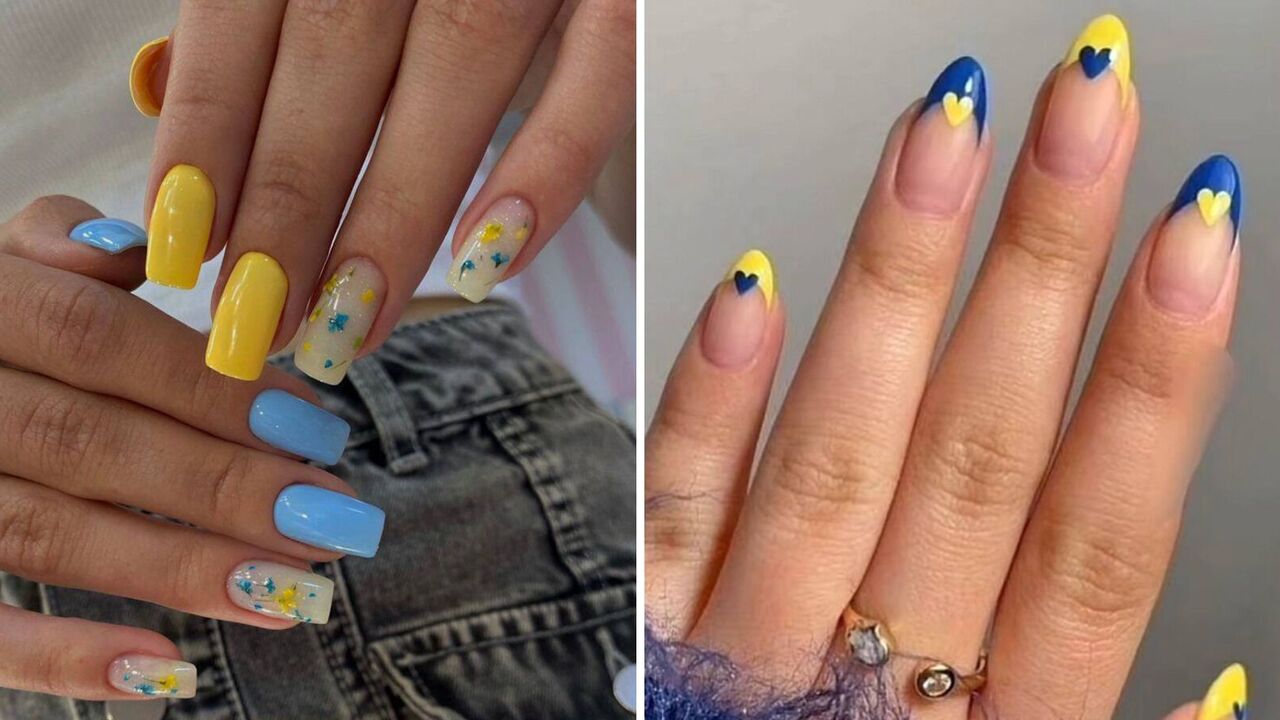 Patriotic French and blue-yellow designs: best manicure ideas for Independence Day