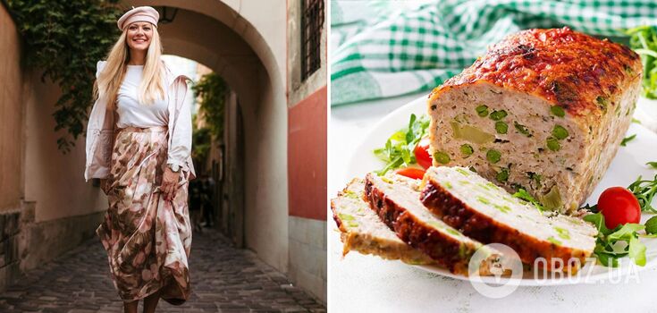 Recipe for meat bread from Tetiana Lytvynova