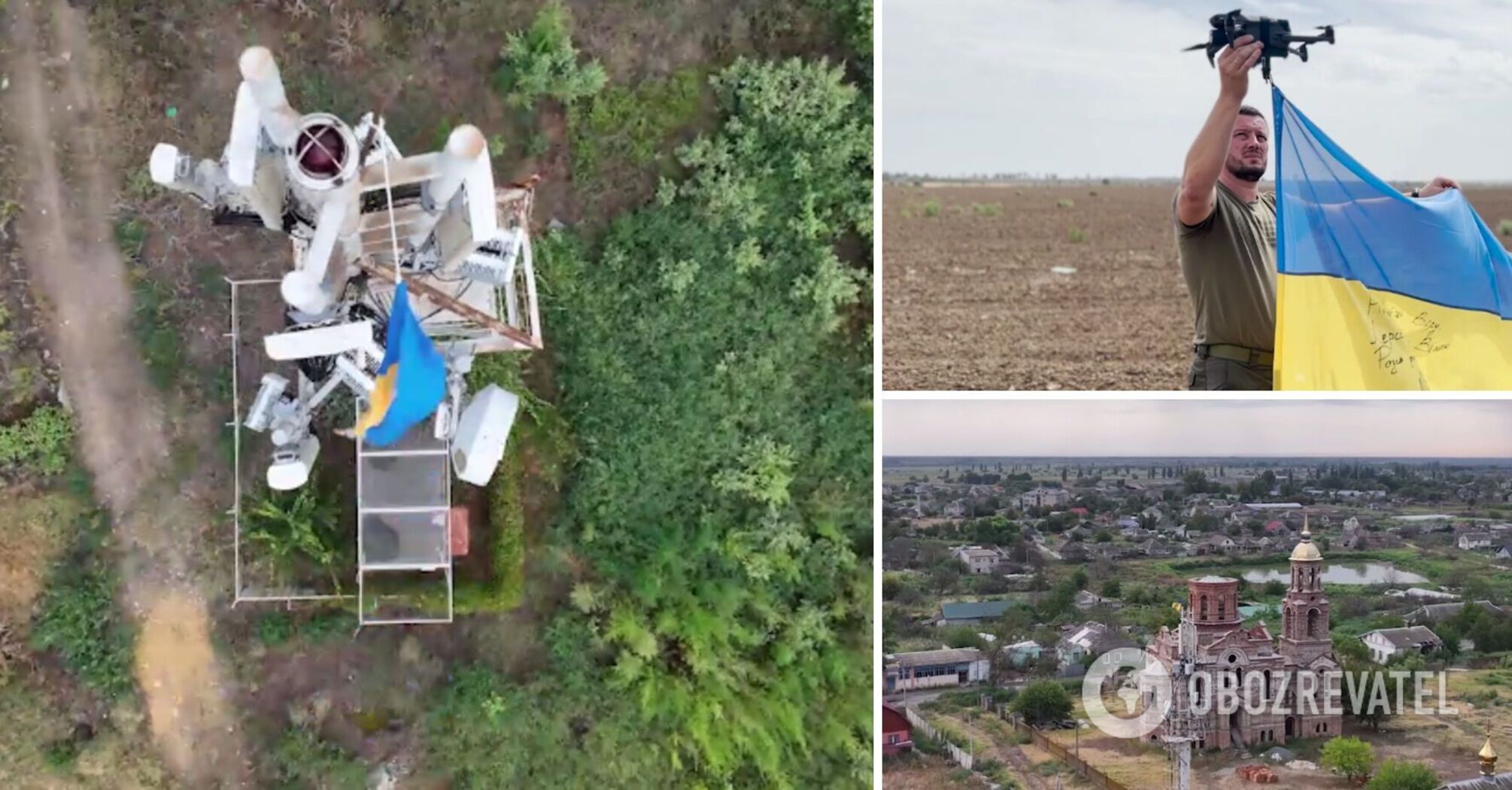 "Don't lose faith": more than two dozen Ukrainian flags have been flown over the occupied Kherson region. Video