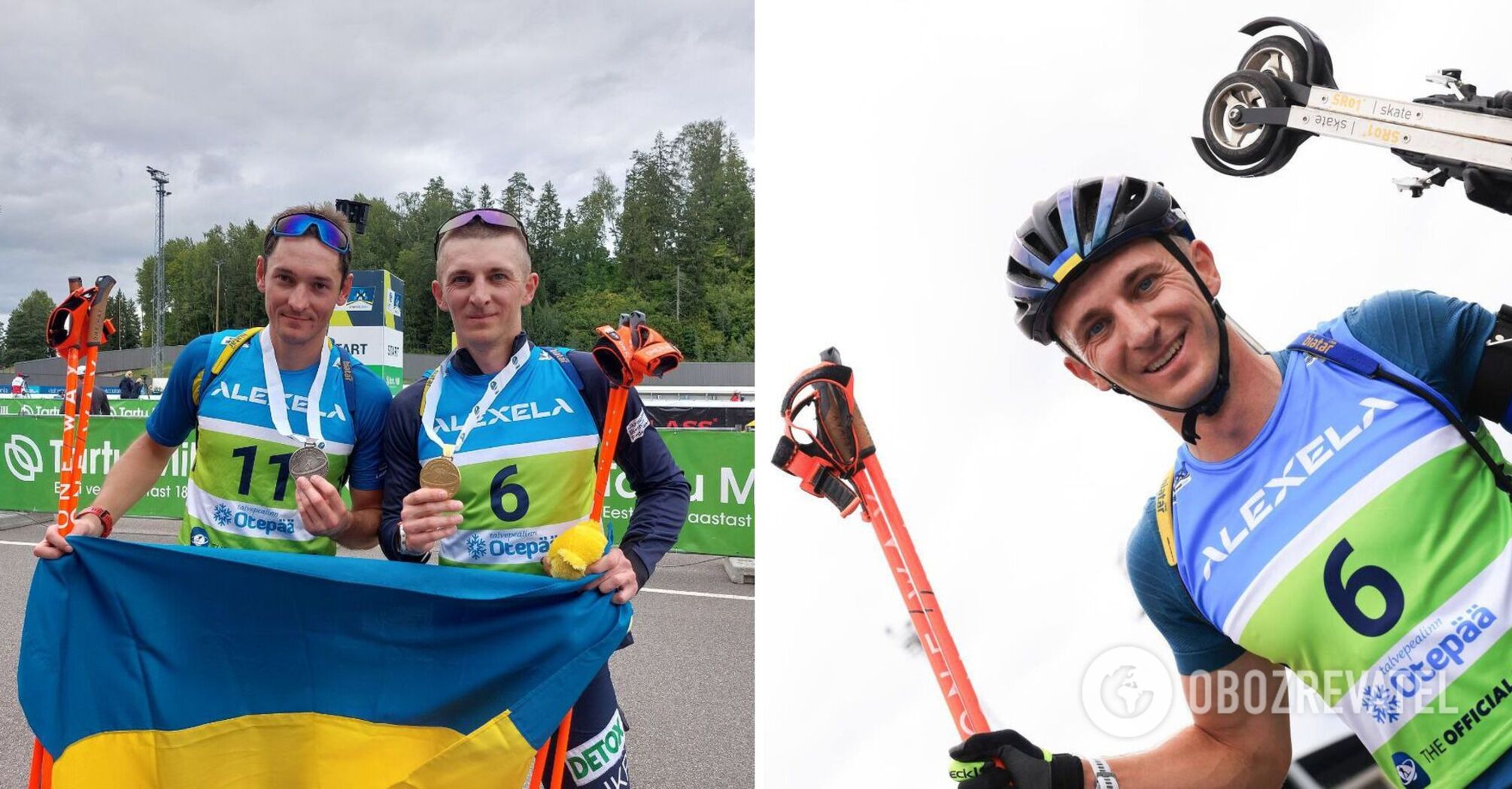 Pidruchnyi won the gold medal at the Summer Biathlon World Championships on the Flag Day of Ukraine. Video